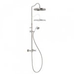Kit mlangeur douche acier tres - clasic colors - tres 24219101ac