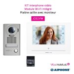 Kit portier vido aiphone - platine saillie - module wi - fi intgr - jos1vw 130413