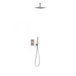 Kit robinet thermostatique encastr therm - box  2 voies pour douche acier - tres 21125003ac