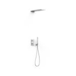 Kit robinet thermostatique encastr therm - box  2 voies pour douche chrome - tres 20225055