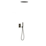 Kit robinet thermostatique encastré therm - box À 2 voies pour douche noir bronze - tres 21125006kmb Kit robinet thermostatique encastré therm - box À 2 voies pour douche noir bronze - tres 21125006kmb