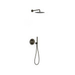 Kit robinet thermostatique encastré therm - box À 2 voies pour douche noir bronze - tres 26225004kmb Kit robinet thermostatique encastré therm - box À 2 voies pour douche noir bronze - tres 26225004kmb