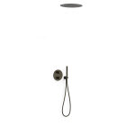 Kit robinet thermostatique encastré therm - box À 2 voies pour douche noir bronze - tres 26225005kmb Kit robinet thermostatique encastré therm - box À 2 voies pour douche noir bronze - tres 26225005kmb