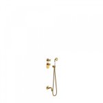 Kit thermostatique baignoire encastr avec fermeture et rglage du dbit (2 voies) - tres 24235201or ...