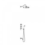 Kit thermostatique baignoire encastr avec fermeture et rglage du dbit (2 voies) - tres 24235301