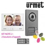 Kit vidéo note 2 wifi pour 2 familles - urmet 1723 / 96 Kit vidéo note 2 wifi pour 2 familles - urmet 1723 / 96