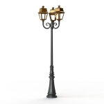 Lampadaire avenue 2 n11 led clair laiton vernis teint 070 - pradier 102129070