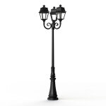 Lampadaire avenue 2 n11 led clair noir fonc 000 - pradier 102129000