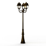 Lampadaire avenue 2 n11 led clair patin dor 009 - pradier 102129009