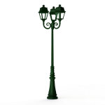 Lampadaire avenue 2 n11 led clair vert anglais 019 - pradier 102129019
