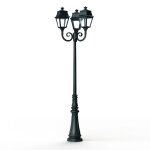 Lampadaire avenue 2 n11 led clair vert de gris 008 - pradier 102129008