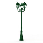 Lampadaire avenue 2 n11 led clair vert sapin 067 - pradier 102129067