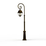 Lampadaire avenue 2 n8 led clair patin dor 009 - pradier 102123009