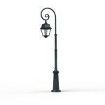 Lampadaire avenue 2 n8 led clair vert de gris 008 - pradier 102123008