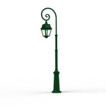 Lampadaire avenue 2 n8 led clair vert sapin 067 - pradier 102123067