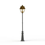 Lampadaire avenue 2 n9 e27 laiton vernis teint 070 - pradier 102025070