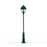 Lampadaire avenue 2 n9 led clair vert sapin 067 - pradier 102126067