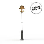 Lampadaire avenue 2 n9 led laiton brut 072 diffuseur clair - pradier 102126072