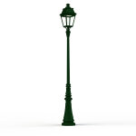 Lampadaire avenue 3 n7 led warm vert 067 diffuseur clair - pradier 103128067