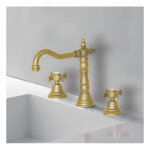 Lavabo chambord 3 trous bec potence vieux bronze + vidage - cristina ondyna ch11292 Lavabo chambord 3 trous bec potence vieux bronze + vidage - cristina ondyna ch11292