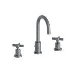 Lavabo cross road 3 trous + vidage metal brosse robinetterie cross road - cristina ondyna cr20577