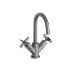 Lavabo cross road melangeur monotrou + vidage metal brosse robinetterie cross road - cristina ondyna ...