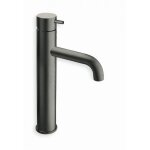 Lavabo mi - haut triverde chrome noir brosse + vidage laiton up&down; - cristina ondyna tv22775