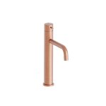 Lavabo mi - haut triverde or rose brosse + vidage laiton up&down; pvd robinetterie triverde - cristina ...