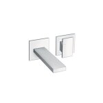 Lavabo mural tabula 2 trous saillie 18 cm chrome robinetterie tabula - cristina ondyna ta25751