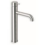 Lavabo triverde haut chrome noir brosse + vidage laiton up&down; - cristina ondyna tv22275