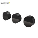 Mlangeur bain douche 3 sorties chrom noir bross pvd piega - cristina ondyna pa16375i