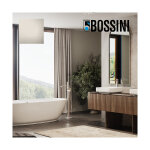 Mlangeur bain / douche avec colonnette d'alimentation par le sol et douchette flat one nickel satin ...