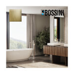 Mélangeur bain / douche avec colonnette d'alimentation par le sol et douchette flat one or brossé gillo ... Mélangeur bain / douche avec colonnette d'alimentation par le sol et douchette flat one or brossé gillo ...