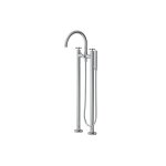 Melangeur bain douche sur pied cross road chrome robinetterie cross road - cristina ondyna cr10651