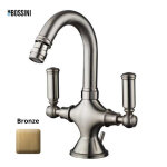 Mlangeur de bidet avec vidage liberty line bronze - bossini z001401022