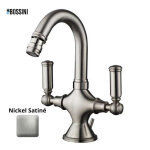 Mlangeur de bidet avec vidage liberty line nickel satin - bossini z001401094