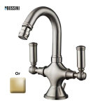 Mlangeur de bidet avec vidage liberty line or - bossini z001401021