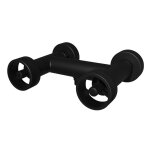Melangeur douche rota black mat - cristina ondyna rt48113