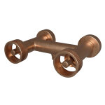 Melangeur douche rota or rose brosse - cristina ondyna rt48134p