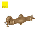 Mlangeur douche thermostatique chambord vieux bronze - cristina ondyna ch48192