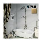 Mlangeur kit colonne bain - douche mural inverseur bronze liberty line - bossini l01203022
