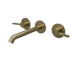 Melangeur lavabo mural 3 trou or brosse pvd - cristina ondyna pa24296i Melangeur lavabo mural 3 trou or brosse pvd - cristina ondyna pa24296i