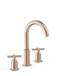 Mlangeur sur gorge pour lavaboinstallation libre avec volants or rose mat 24k - tres 28310501opm
