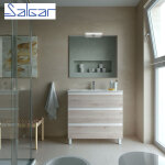 Meuble de salle de bains 3 tiroirs spirit 900 chne naturel - salgar 102770