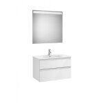 Meuble salle de bain 800 the gap 2 tiroirs avec miroir eidos Éclairage led - roca a851511806 Meuble salle de bain 800 the gap 2 tiroirs avec miroir eidos Éclairage led - roca a851511806