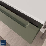 Meuble de salle de bain monterrey 900 2 tiroirs mtal. green forest 897x540x450mm - salgar 96500