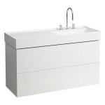 Meuble sous lavabo avec tiroir k'bylaufen 120 gris si - laufen h4076480336411