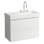 Meuble sous lavabo avec tiroir k'bylaufen 90 gris ar - laufen h4076080336421