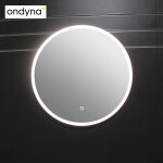 Miroir moon cadre laiton bross - cristina ondyna mbmoon6096