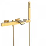 Mitigeur bain avec cascade. douchette  main anticalcaire avec support orientabl - tres 0071700203om